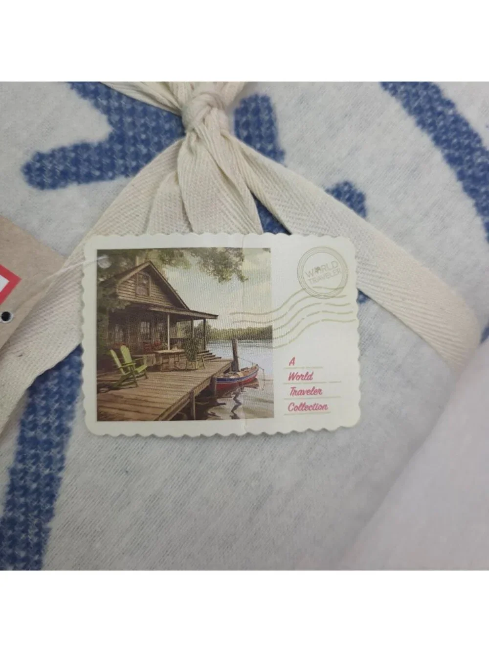 David Fussenegger World Traveler Lake Life Blanket 80x60
